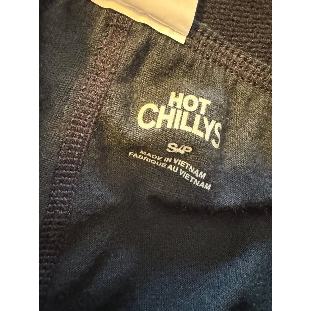 Hot Chilly Women's Base Layer Leggings Size Small Black Pants NWOT $78
